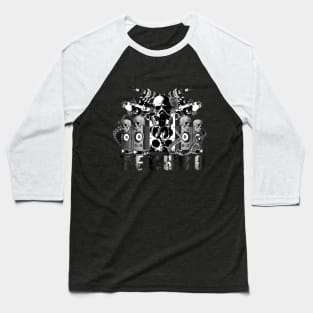 Hardcore Techno Brutal Hard Style Baseball T-Shirt